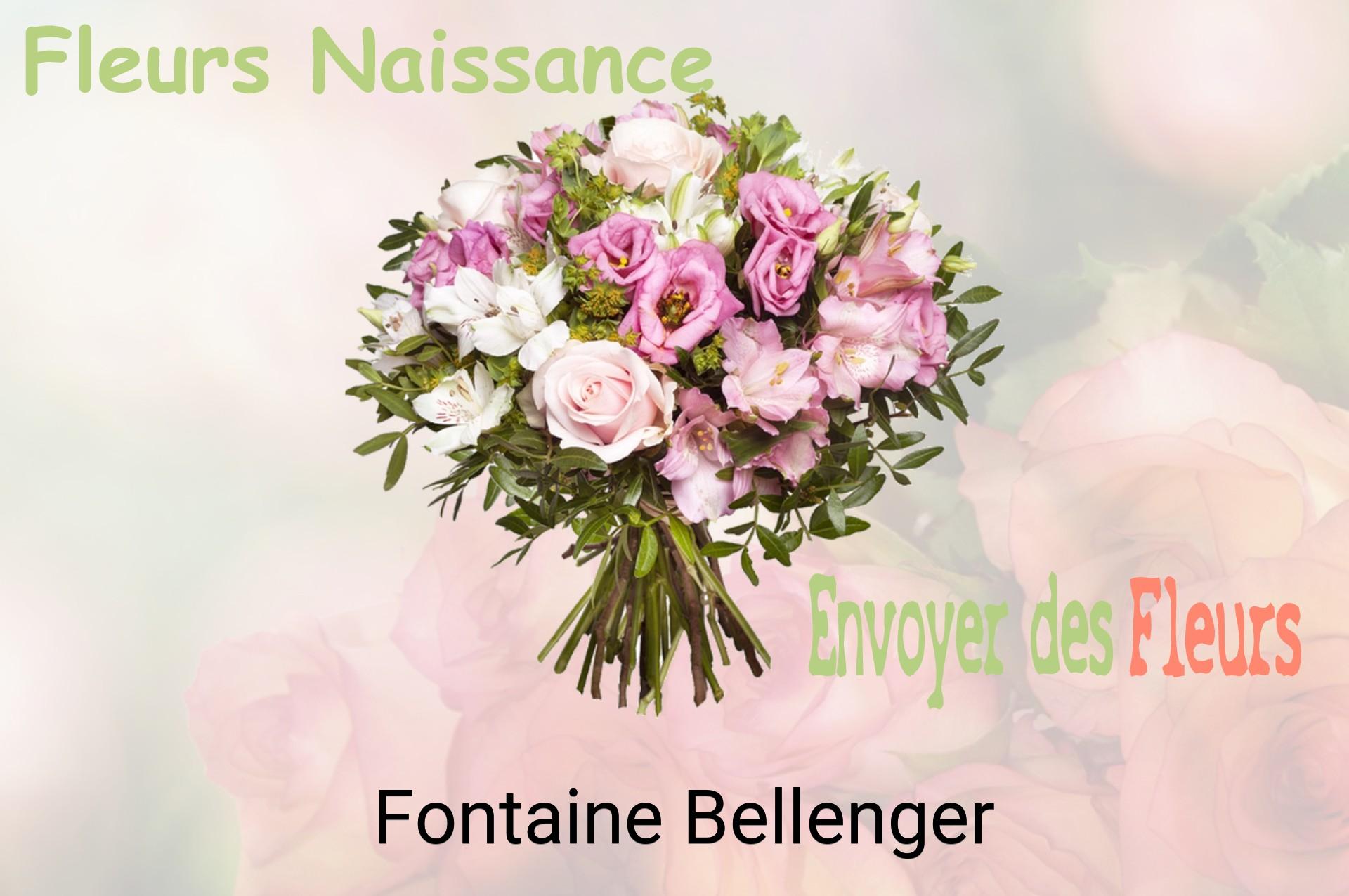 Bouquet de fleurs de naissance livré à Fontaine-Bellenger