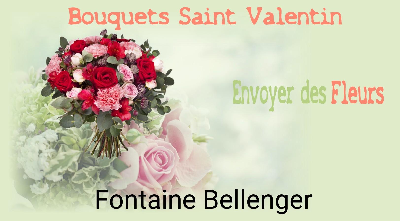 Roses de Saint-Valentin livrées à Fontaine-Bellenger